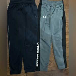 Under Armour Kids' Black and Gray Joggers